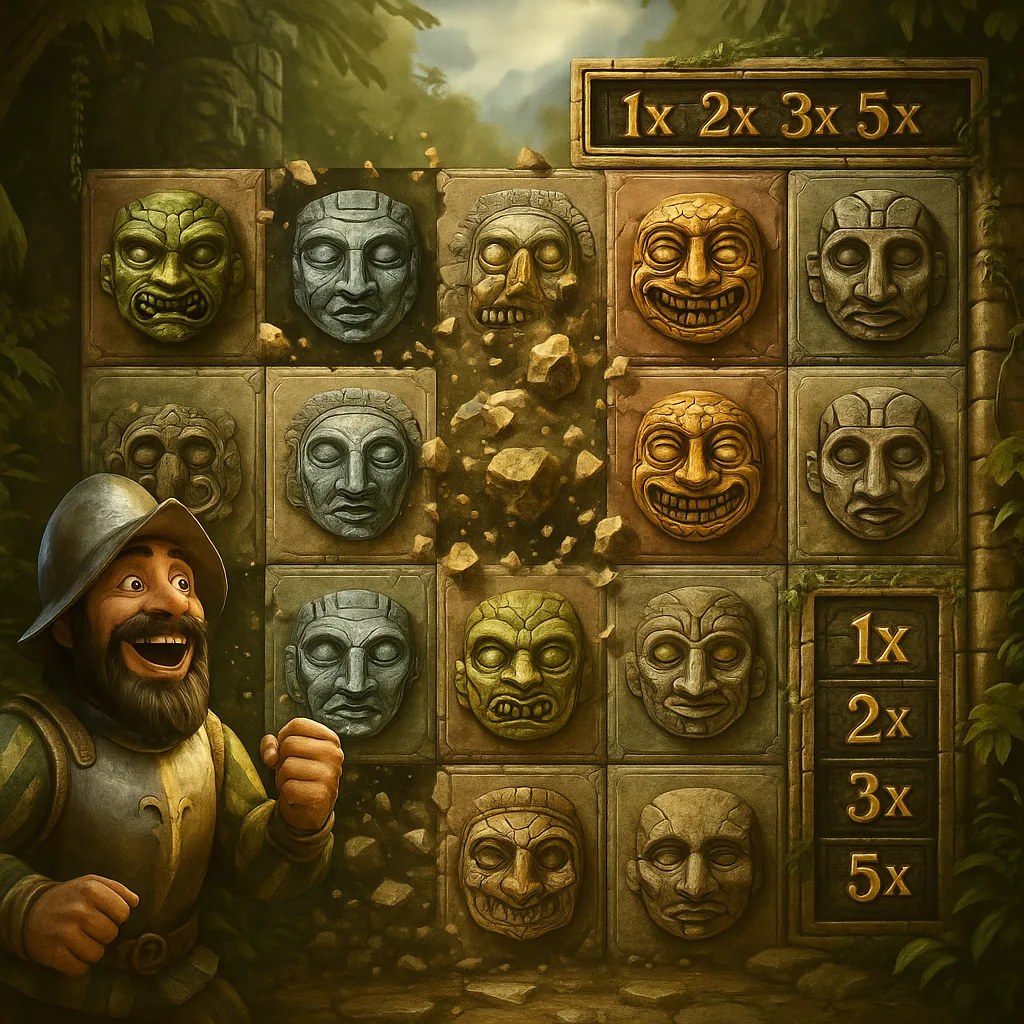 VulkanVegas - Gonzo's Quest Slot Game by NetEnt