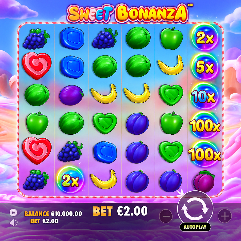 VulkanVegas - Sweet Bonanza Slot Game